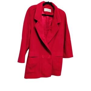 Mackintosh Vintage 100% Pure Wool Red Blazer. Size L
